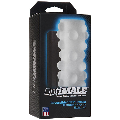 Прозрачный мастурбатор Doc Johnson Reversible ULTRASKYN Stroker Rollerball 0693-01-BX
