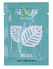Набор из 50 пробников увлажняющей гель-смазки с ароматом мяты Sexus Lubricant Silk Touch Mint 817014 (50 шт × 6 мл)