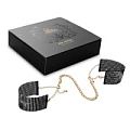 Чёрные дизайнерские наручи Bijoux Indiscrets Desir Metallique Handcuffs Bijoux 0134