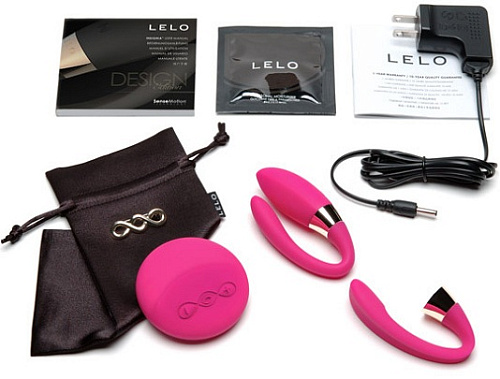 Розовый вибратор для пар Lelo Tiani 2 Design Edition Cerise LEL5967