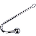 Стальной анальный крюк с шариком на конце Bior toys NTU-80433