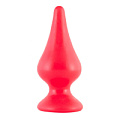 Красная анальная втулка на ножке ToyFa 901326-9 (11 см)