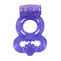 Фиолетовое эрекционное кольцо с подхватом Lola toys Rings Treadle  0114-61Lola