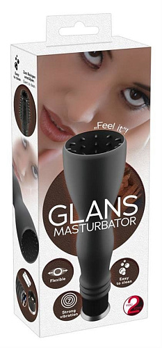 Чёрный мастурбатор-чаша Orion Glans Masturbator 05970150000