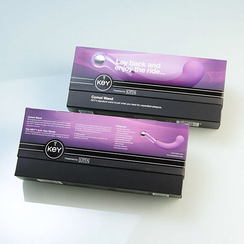 Оригинальный сиреневый массажёр Jopen Comet G-Spot JO-8070-10-3