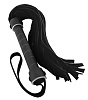 Чёрная виниловая плётка NS Novelties Whip NSN-1195-13 (40 см)