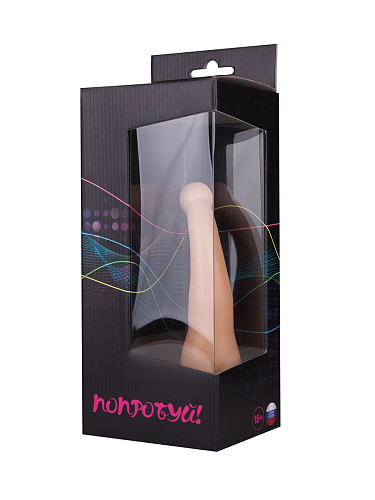 Телесный массажёр-стимулятор точки G на присоске Сумерки богов 701-12 CD DD (19,5 см)