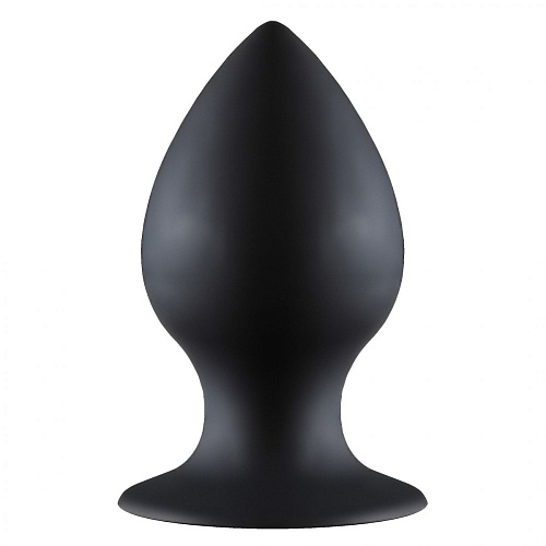 Чёрная анальная пробка Lola toys Thick Anal Plug Medium 4210-01Lola (9,5 см)