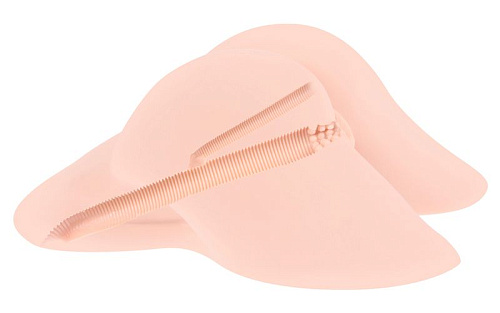 Полуторс телесного цвета с вибрацией KOKOS Racing Girl M01-003-03V