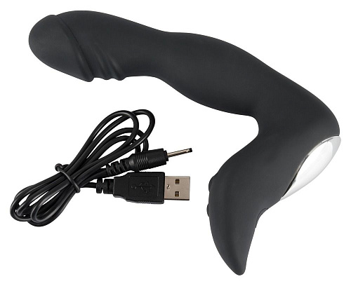 Чёрный перезаряжаемый вибростимулятор простаты Orion Rechargeable Prostate Stimulator 05954030000
