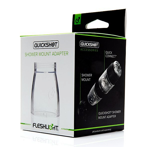Прозрачный адаптер для мастурбаторов и присоски Fleshlight Fleshlight Quickshot Shower Mount FL927