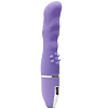 Фиолетовый вибратор с шипиками в основании Dream Toys PURRFECT SILICONE DELUXE VIBE 21090 (15 см)