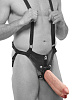 Страпон-система с телесной насадкой Pipedream 11 Two Cocks One Hole Hollow Strap-On Suspender System PD5645-21 (30,5 см)