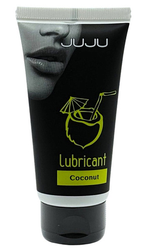 Съедобный лубрикант с ароматом кокоса JuJu 7487JU (50 мл)