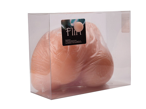 Телесный реалистичный мастурбатор в виде пышной попки из киберкожи LOVETOY (А-Полимер) 657301