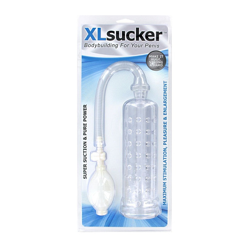Прозрачная вакуумная помпа XLsucker Penis Pump E22146