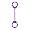 Фиолетовые металлические кандалы Shots Media BV Metal Ankle Cuffs SHT364PUR