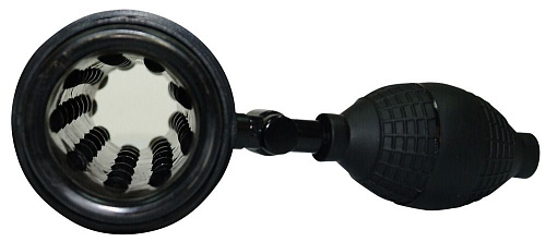 Чёрный мастурбатор с помпой Orion Pussy to go pump 0502596