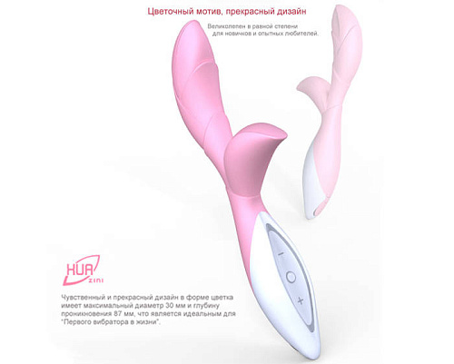 Чёрный с золотом вибратор хай-тек ZINI HUA ZV074