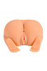 Телесного цвета женский полуторс в позиции «догги-стайл» с двумя любовными тоннелями Xise XS-MA50021