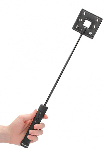 Чёрный стек с электростимуляцией Shots Media BV E-stim Crop ELC024BLK