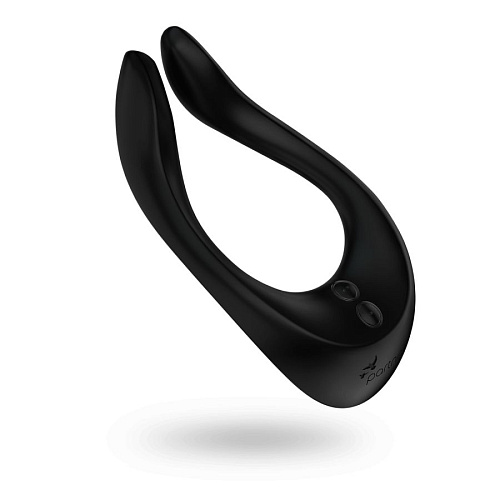 Чёрный многофункциональный стимулятор для пар Satisfyer Partner Multifun 2 4001074