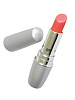 Сувенирный вибратор в виде помады в серебристом футляре Odeco 5002LS