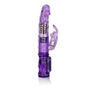 Фиолетовый вибромассажёр California Exotic Novelties Petite Jack Rabbit SE-0610-40-2 (24 см)