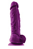Фиолетовый фаллоимитатор на присоске NS Novelties ColourSoft 5 Soft Dildo NSN-0410-25 (17,8 см)