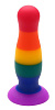 Разноцветная анальная пробка Dream Toys COLOURFUL PLUG 21700 (12,5 см)