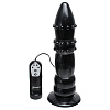 Страпон чёрного цвета с вибрацией Pipedream Black Magic Vibrating Strap-On PD3922-02 (19 см)