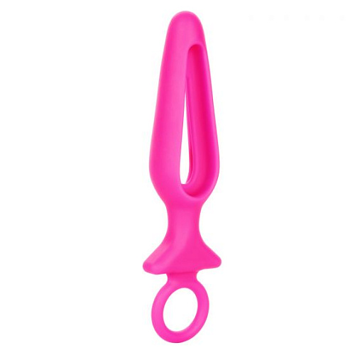 Розовая силиконовая пробка с прорезью California Exotic Novelties Silicone Groove Probe SE-0393-41-2 (10,25 см)