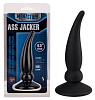 Чёрная пробка для анальной стимуляции Dream Toys ASS JACKER 20690 (12 см)