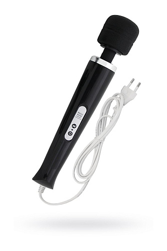 Чёрный проводной вибромассажёр Hitachi Magic Wand 0713-3