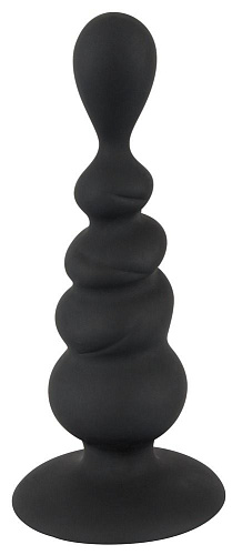 Чёрный анальный стимулятор с удлинённым кончиком Orion Los Analos 0516015 (13 см)