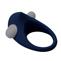 Гладкое синее эрекционное виброкольцо Dream Toys STIMU RING 21713