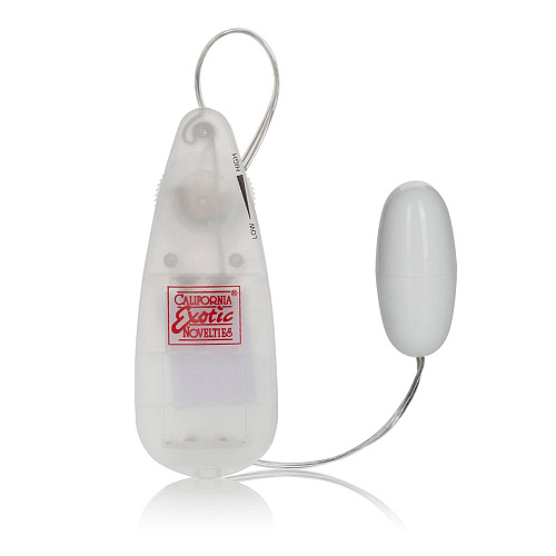 Виброяйцо белого цвета California Exotic Novelties Pocket Exotics Vibrating Bullet SE-1106-09-2