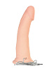 Реалистичный ротатор на присоске телесного цвета ToyFa 985004 (16 см)