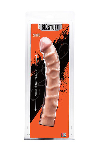 Телесный фаллос-гигант Dream Toys BIGSTUFF DONG 11INCH 21300 (28 см)
