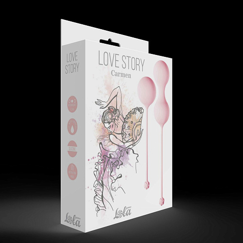 Набор розовых вагинальных шариков Lola toys Love Story Carmen 3011-01lola