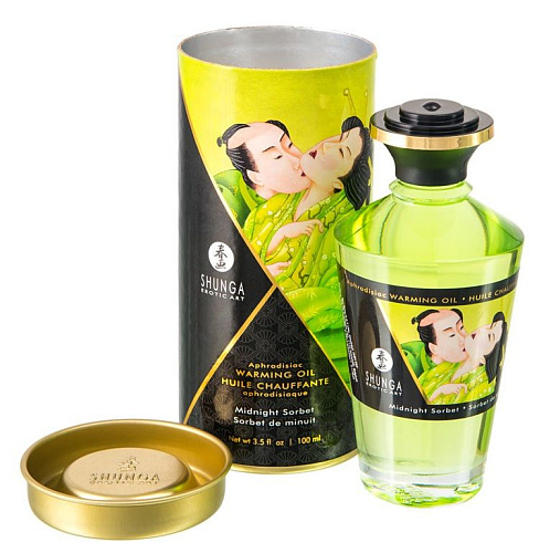 Массажное интимное масло с ароматом щербета Shunga 2216 (100 мл)