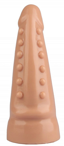 Телесная анальная втулка с шипиками Сумерки богов 1016-76 BX DD (21 см)