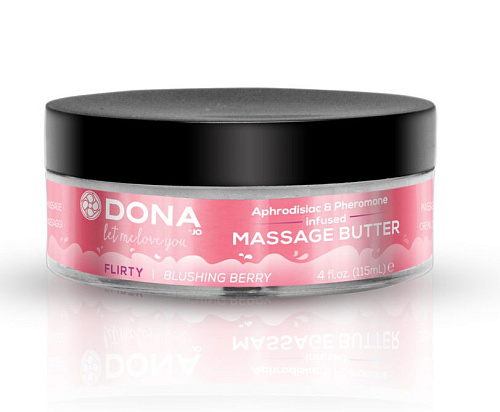 Увлажняющий массажный крем-масло System JO DONA Flirty Blushing Berry JO40532