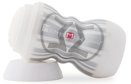 Двусторонний мастурбатор белого цвета Men sMax Smart ET03