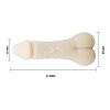 Мастурбатор-насадка телесного цвета Baile BM-009176