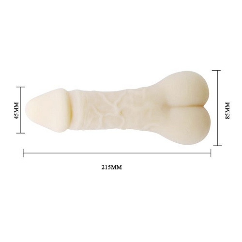 Мастурбатор-насадка телесного цвета Baile BM-009176