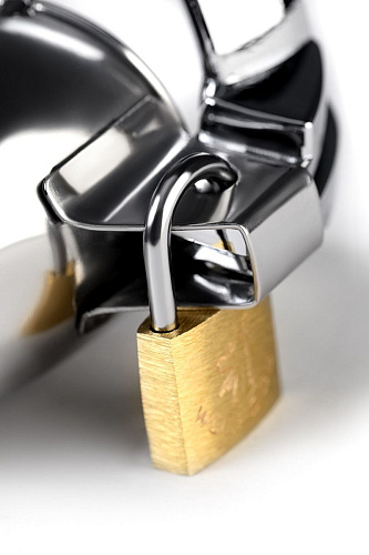 Стальной мужской пояс верности ToyFa Metal 717201