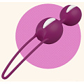 Фиолетовые вагинальные шарики Fun Factory Smartballs Duo 34165