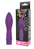 Фиолетовый гладкий мини-вибромассажёр Bior toys ST-40190-5 (12,5 см)