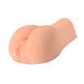 Мастурбатор-вагина телесного цвета с двумя любовными отверстиями Xise XS-MA60010